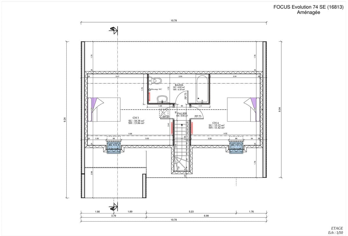 Plan Étage Inter Evo City