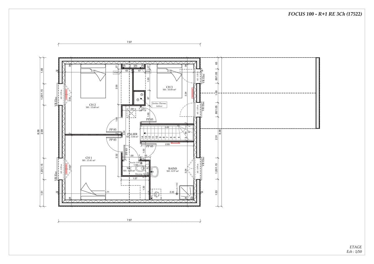 Plan Étage Inter Urban