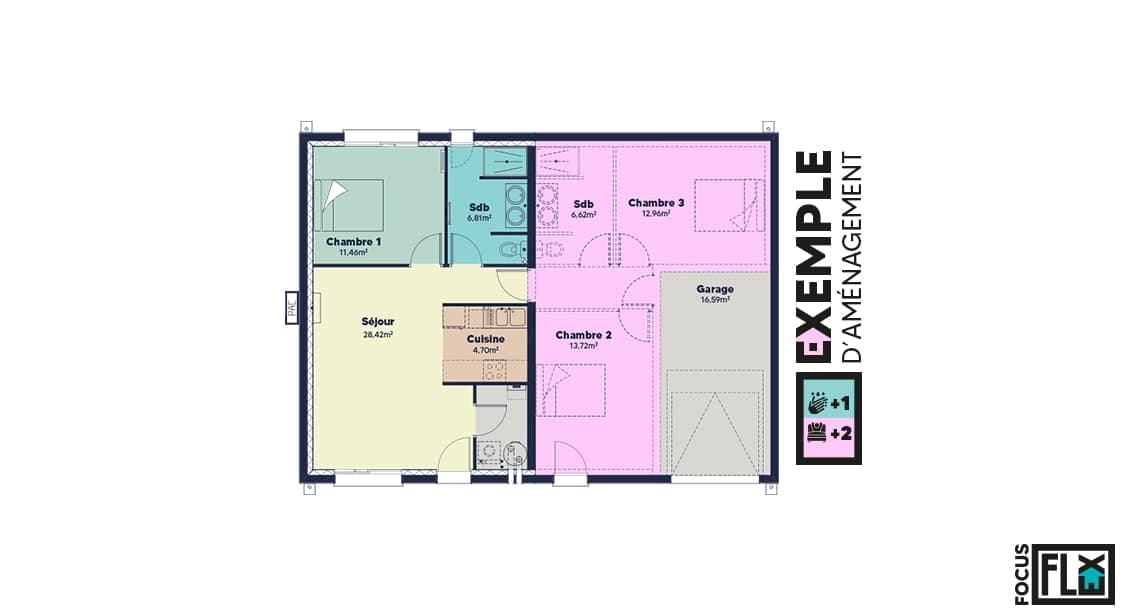 Plan Rez-de-chaussée Inter Flex